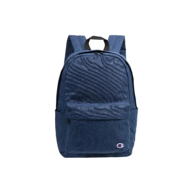 Champion Polyester Backpack Small Size Men's Marine Blue-0