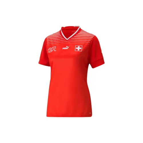 PUMA Switzerland Home Soccer Jerseys Women's Red