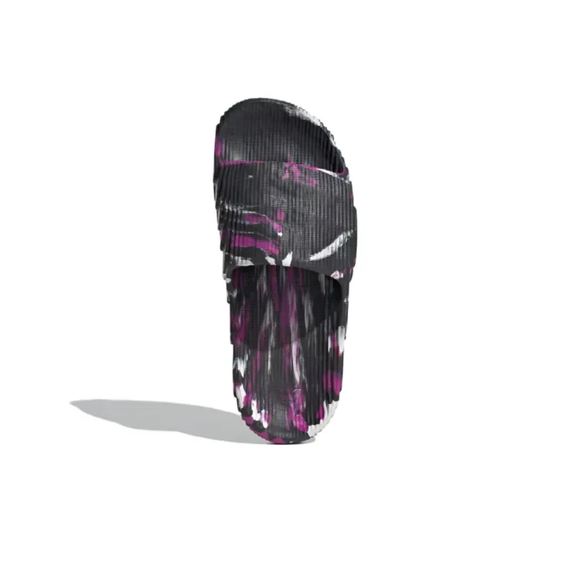Adidas Adilette 22 Slides Carbon Wonder White Flash Pink-4