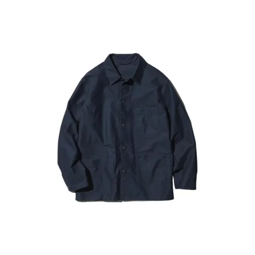 UNIQLO Jackets Men Dark Blue