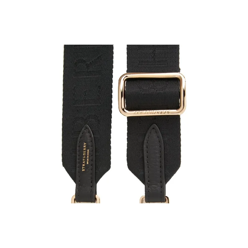 Strathberry Fabric Bag Straps Women's Black-1