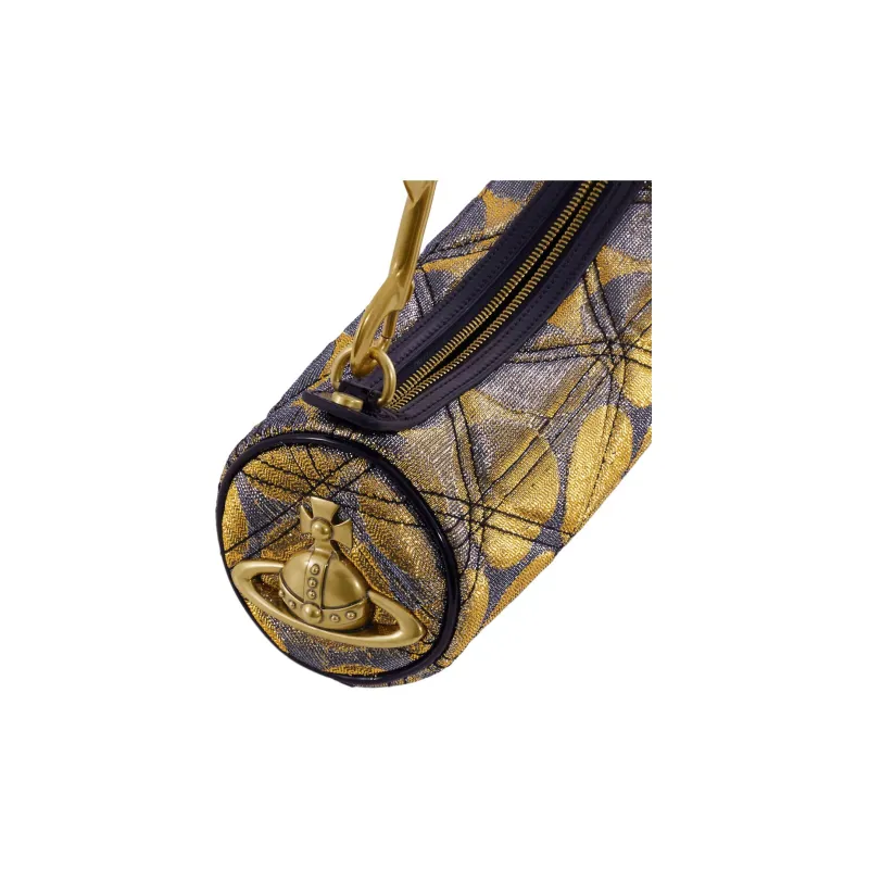 Vivienne Westwood Recycled Polyester Handbag, Shoulder Bag Women's Gold-2