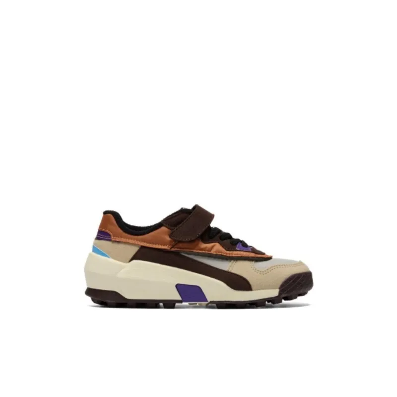 Onitsuka Tiger Admix Runner Anti-Slip And Wear-Resistant Lightweight Kids Lifestyle Shoes Gray Brown Kids'-1