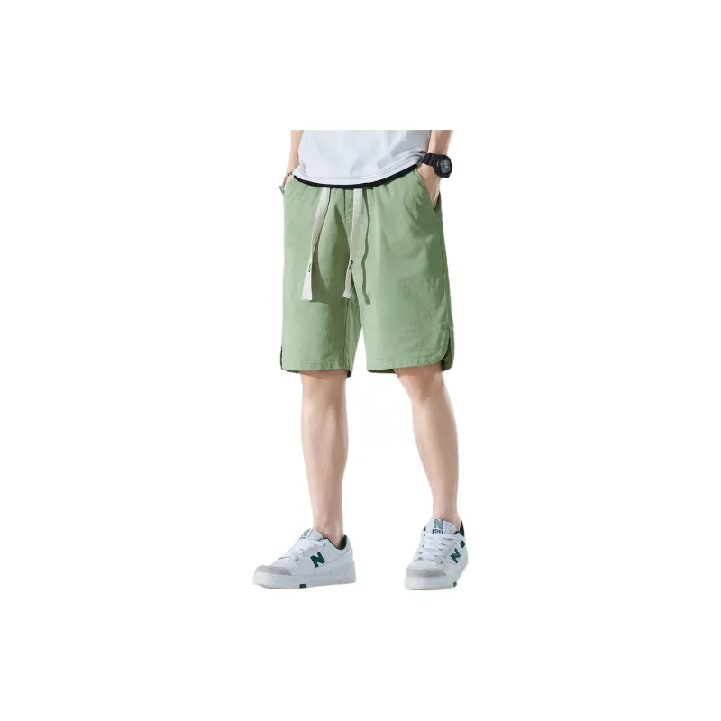 Tonlion Casual Shorts Men's Avocado Green-3