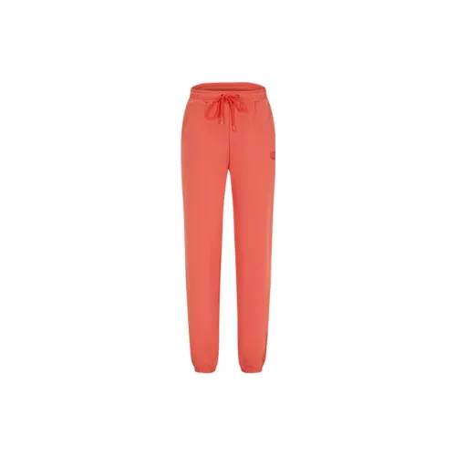 Particle Fever Knitted Sweatpants Women's Orange Pink