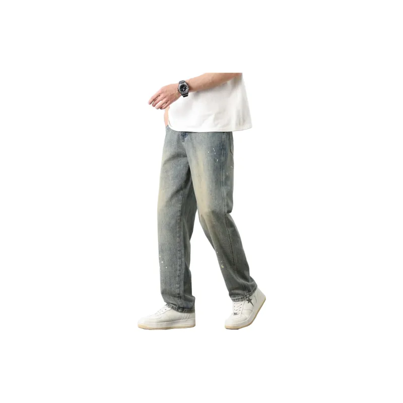 FASTFISH Jeans Men Blue-0