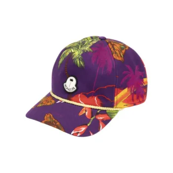 Moncler Cotton Baseball Caps Men's Purple