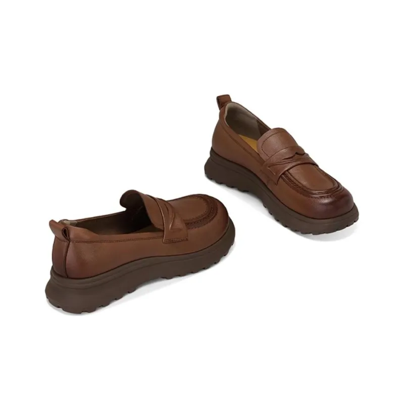 JESSICA SOPHIA Loafers Women's Black/Light Coffee-4