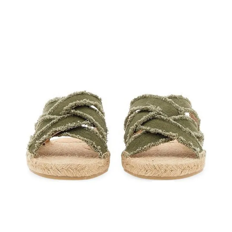 Castañer Abrasion Resistant Slide Slippers Women's Green-2