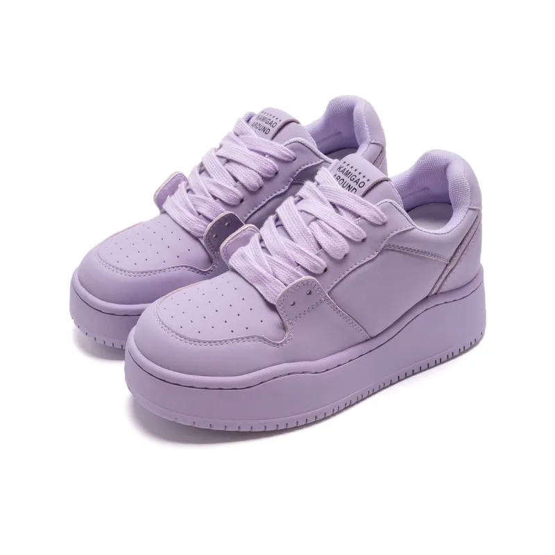 KODI Anti Slip And Wear Resistant Height Increasing Low Top Skateboard Shoes Women's-18
