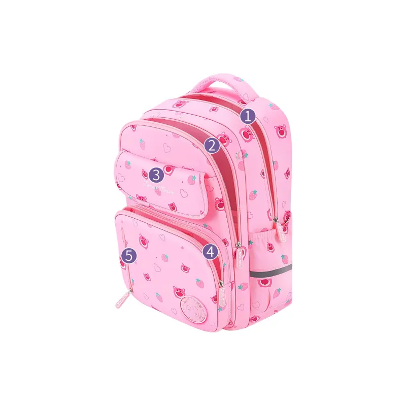Disney Polyester Backpack Women's Pink/Purple-3