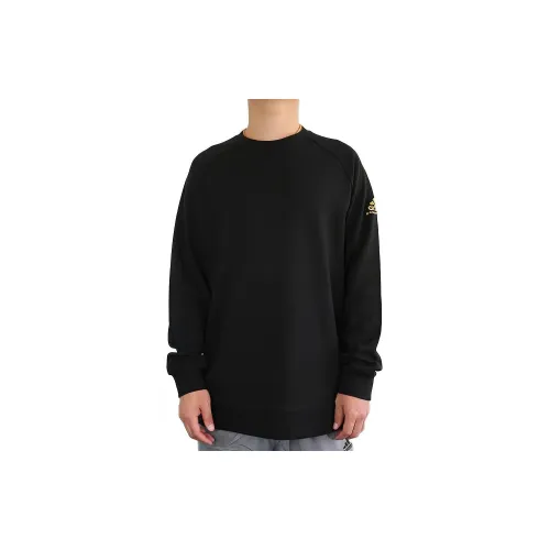 Adidas Sweatshirts Unisex Black With Gold Side Label