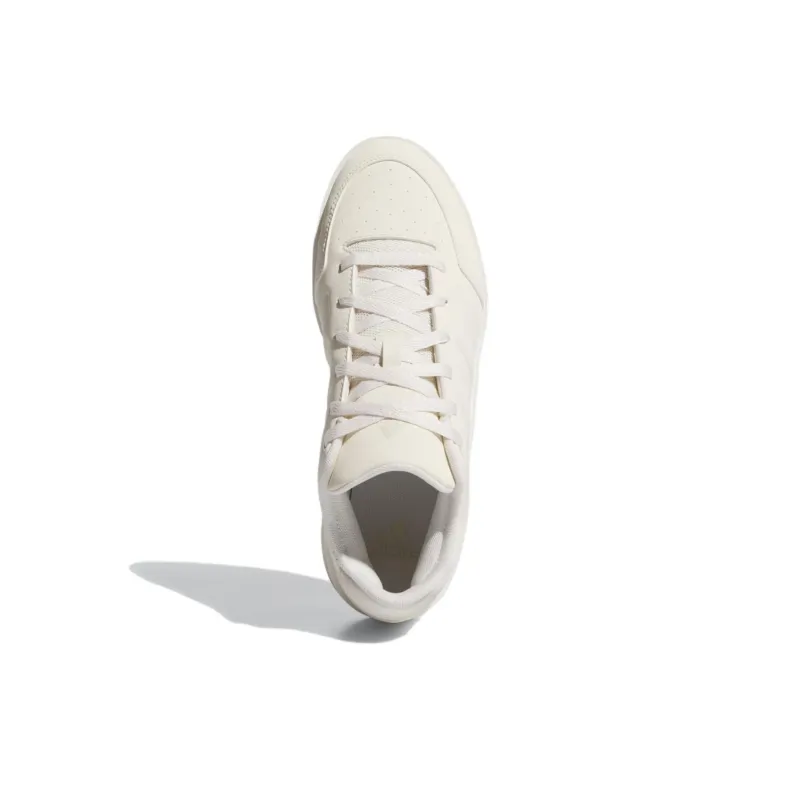 Adidas Anti Slip Wear Resistant Low Top Casual Shoes Unisex White-4