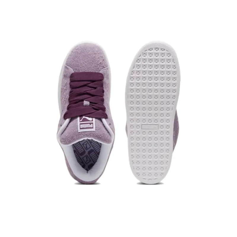 PUMA Suede Xl Hairy Pale Plum Women's-3