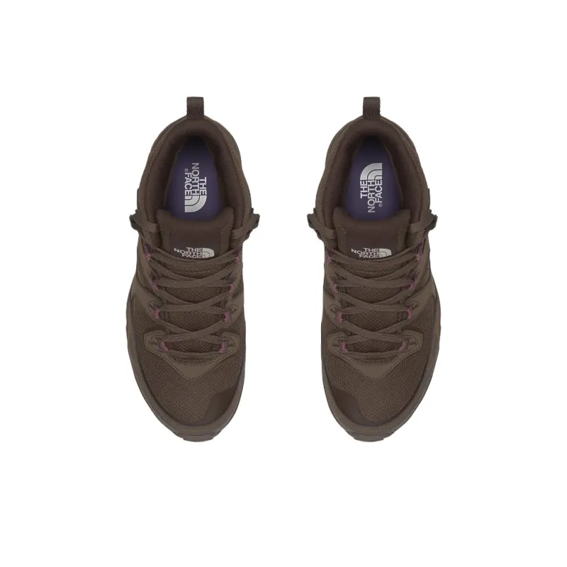 THE NORTH FACE HEDGEHOG 3 Slip Resistant, Abrasion Resistant, Waterproof Mid Top Hiking Shoes Women's Brown-1