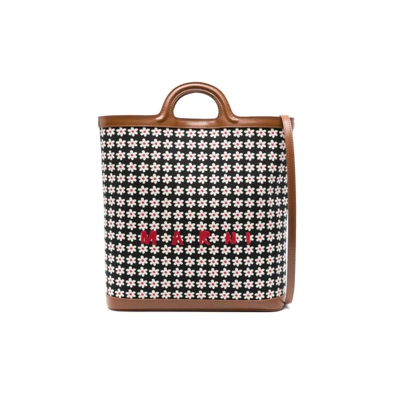 MARNI Museo Daisy Print Tote Bag-0