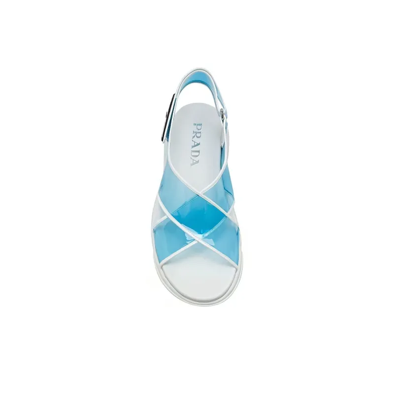 PRADA Beach Sandals Women's Blue-3