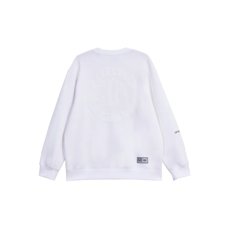 JACK JONES· x NBA Long Sleeved Sweatshirt Men's Raw White-1