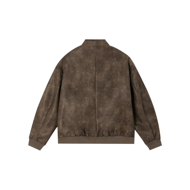 LUJIAMEN Jackets Coats Spring And Autumn Unisex Coffee-1