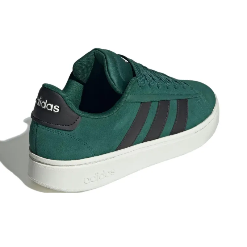 Adidas GRAND COURT ALPHA Anti Slip Wear Resistant Low Top Skateboard Shoes Unisex Green-3