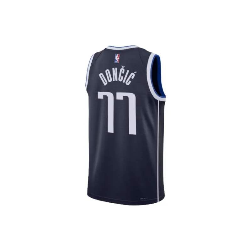 NBA Dallas Cowboys Basketball Jerseys Unisex Marine Blue-1