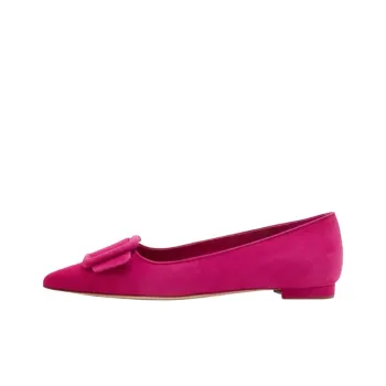 MANOLO BLAHNIK Casual Single Shoes Women's Pink