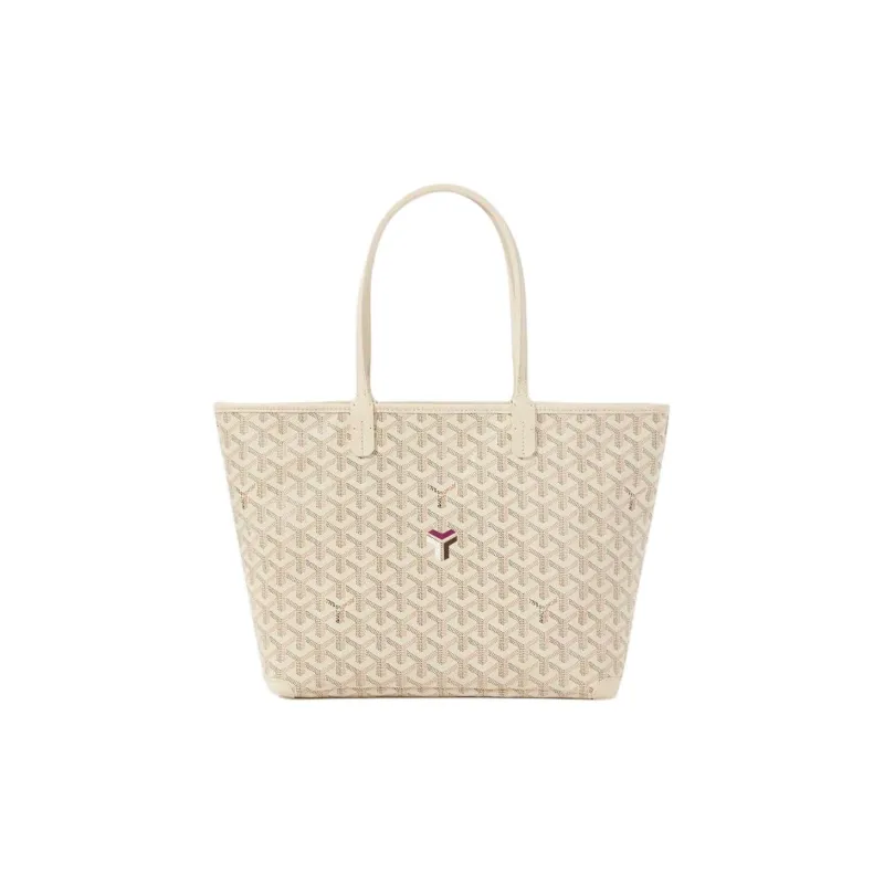 GOYARD Artois Canvas Bag Tote Bag Shopping Bag Handbag Small Size Women's Sand Stone-0
