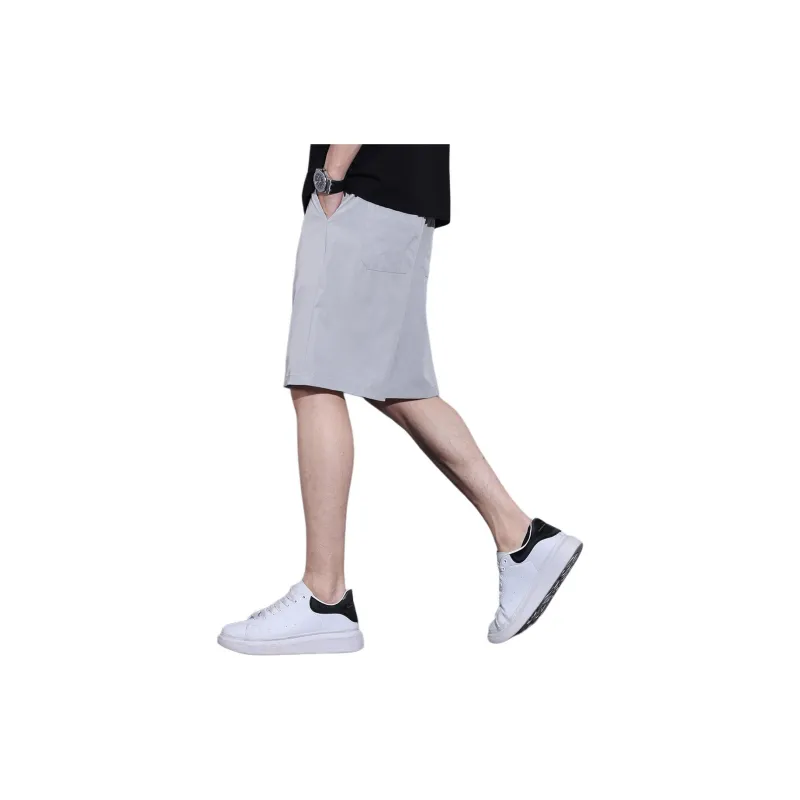 Tonlion Casual Shorts Men's Light Gray-2