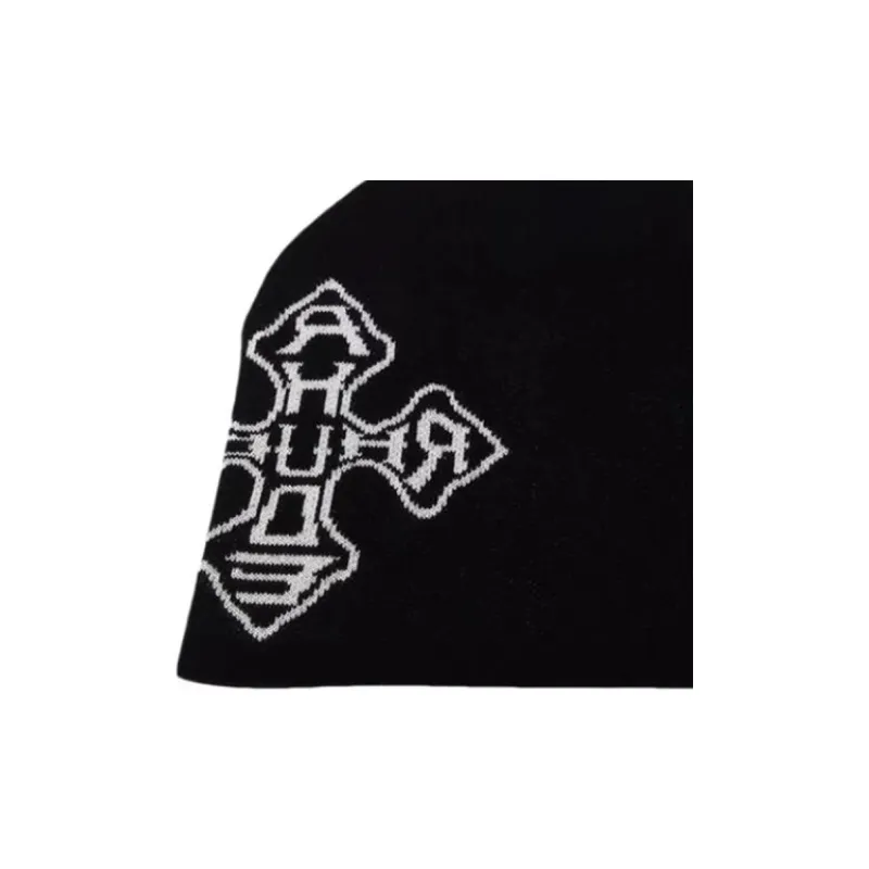 RHUDE Cross Logo Knitted Beanie-2