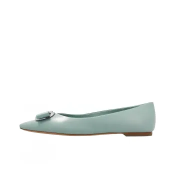 FERRAGAMO New Vara bow Lambskin Ballerina Shoes