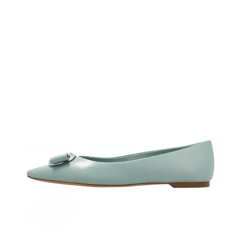 FERRAGAMO New Vara-bow Lambskin Ballerina Shoes-0