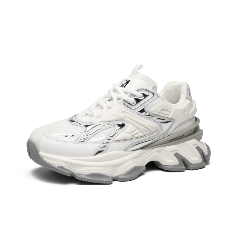 MILLIE'S Coverage Abrasion Resistant Low Top Chunky Sneakers Men's White Box Included-2