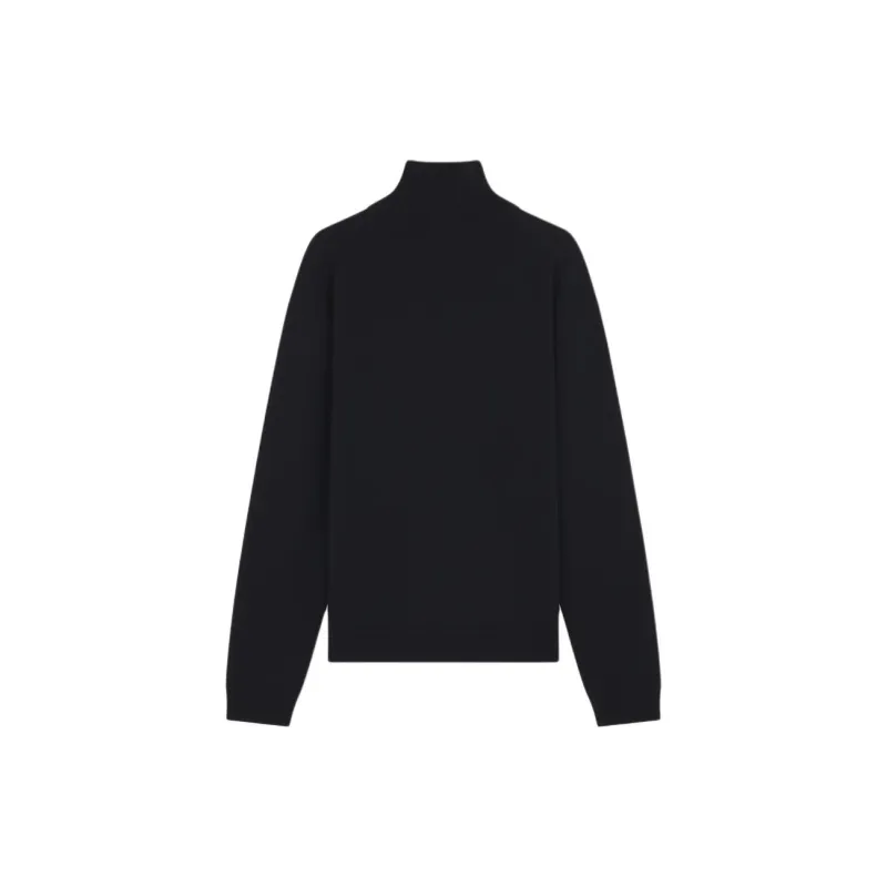Maison Kitsune Fox Head Intarsia Knit Turtleneck Jumper-1
