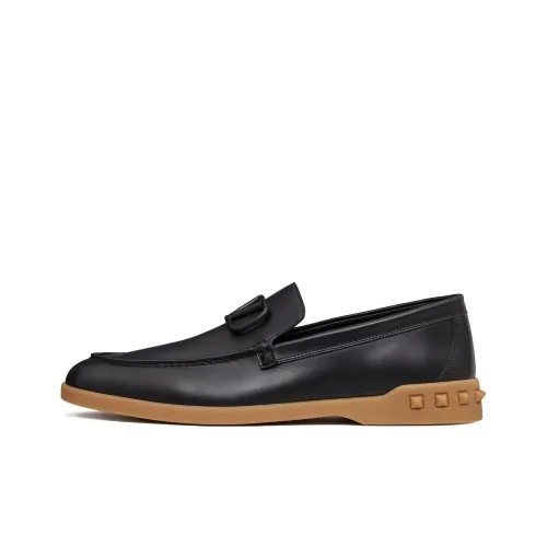 Valentino Garavani Leisure Flows Leather Loafers