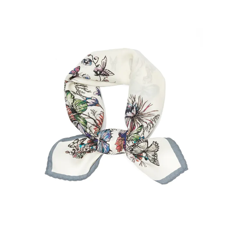 Shanghai Story 100% Mulberry Silk Silk Scarves Women's Spring Mountain In Sight Gift Box Set-1