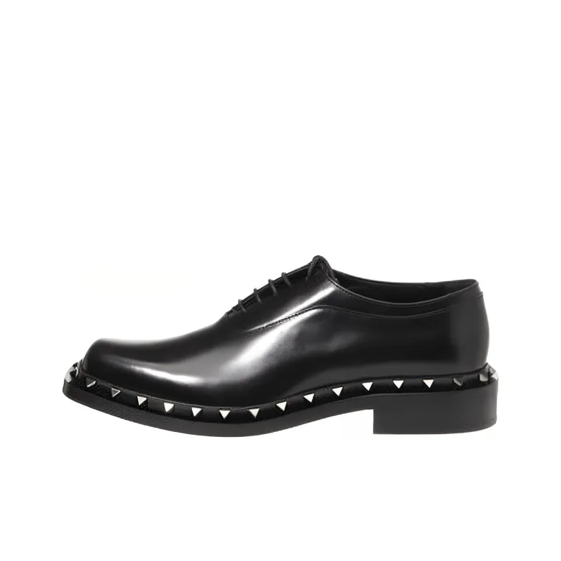 Valentino M-Way Rockstud Derby 'Black'-0
