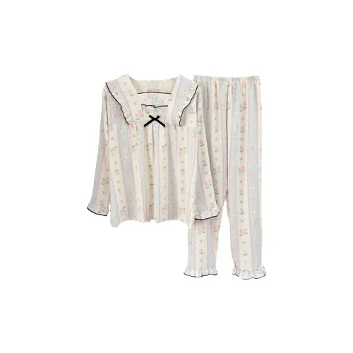 Ta Yan Pajama Set Women's Apricot