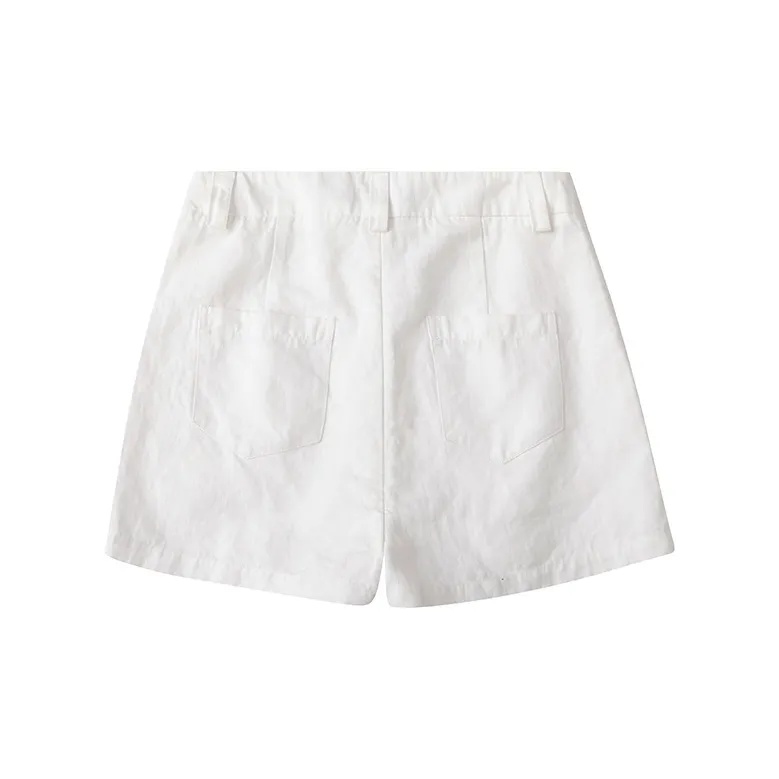 CYCLE DOCUMENT Casual Shorts Women's Snowflake White-1