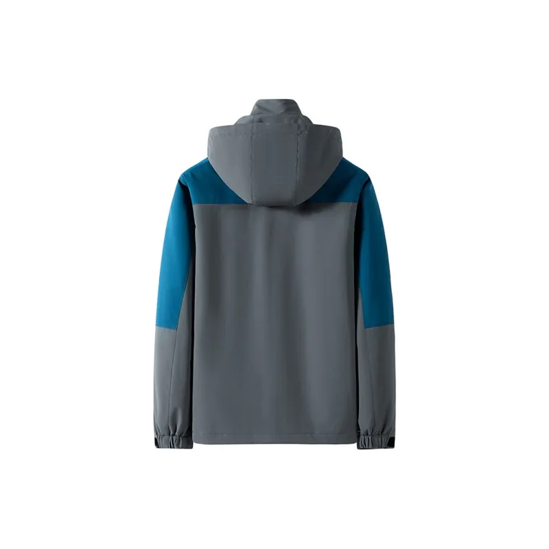 Jeep Outdoor Hiking Water Resistant Windproof Wear Resistant Windbreaker Jacket Unisex-36