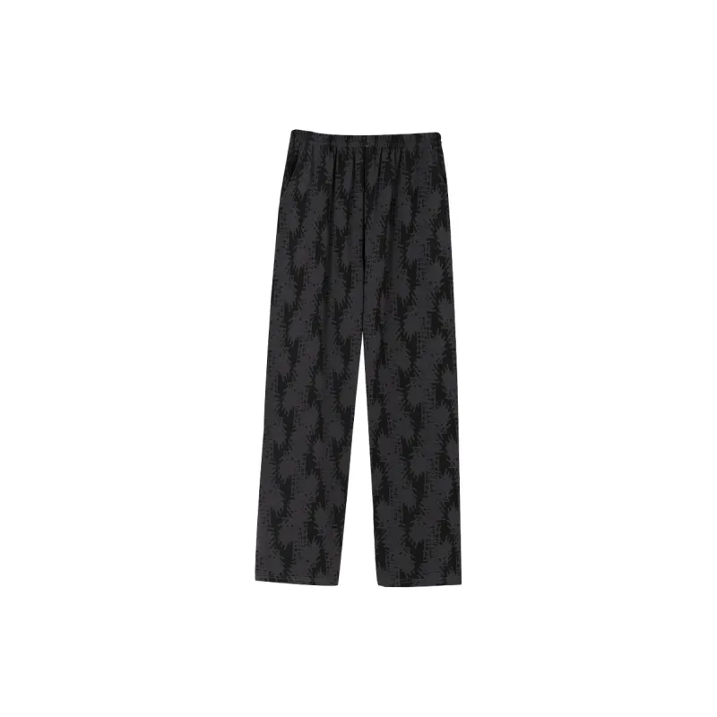 Qin Jing Pajama Set Men's Gift Box Set Dark Gray-2