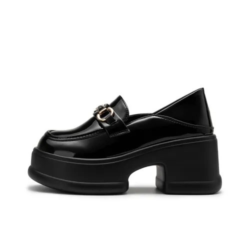 Little Red Man Loafers Women's Black