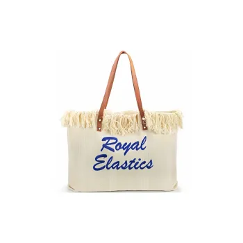 ROYAL ELASTICS Cotton Linen Blend Tote Regular Women's Beige