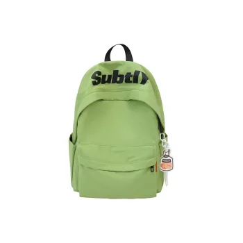 BRABOSTON Nylon Backpack Unisex Fruit Green/Black/Violet/Apricot/Light Brown