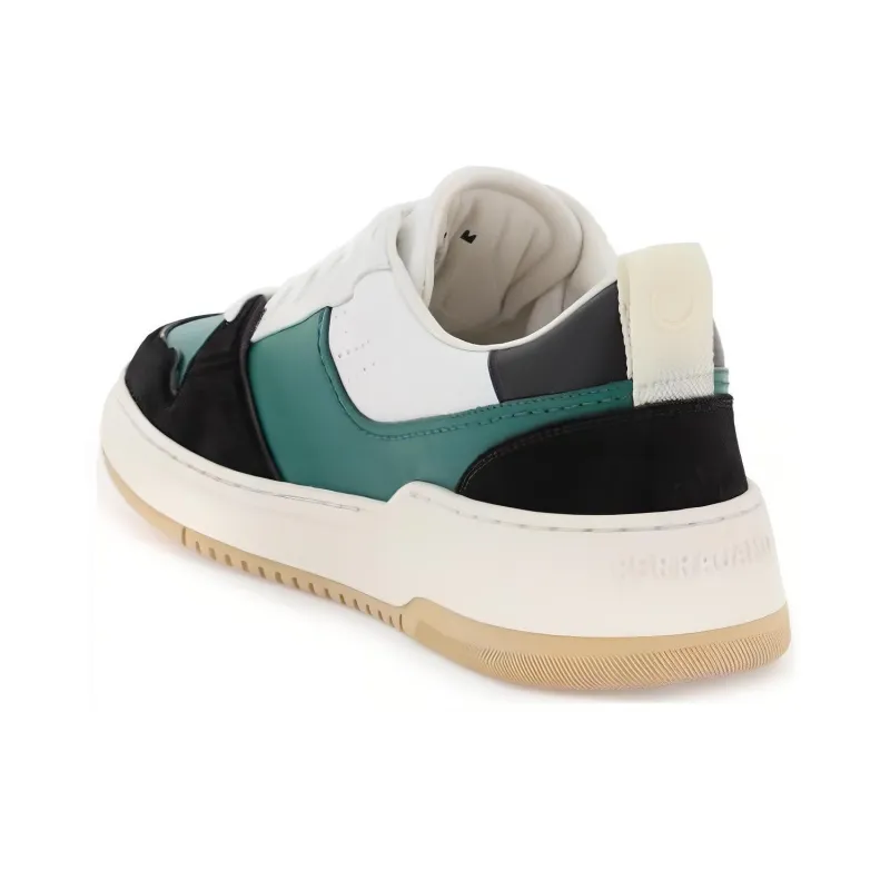 FERRAGAMO Dennis Panelled Sneakers-4