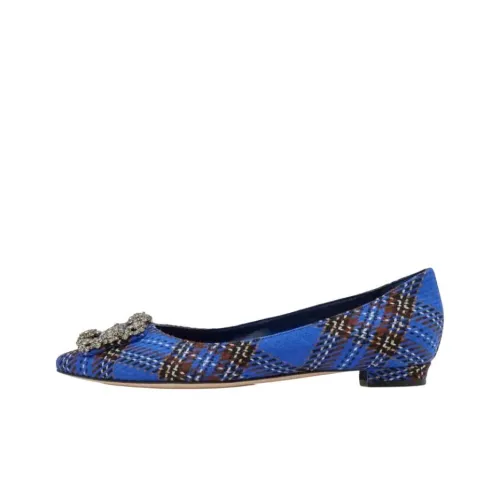 MANOLO BLAHNIK Women's Casual Shoes Women's Blue