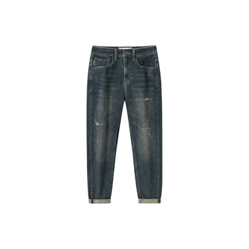 HALEBOSS Jeans Men Blue