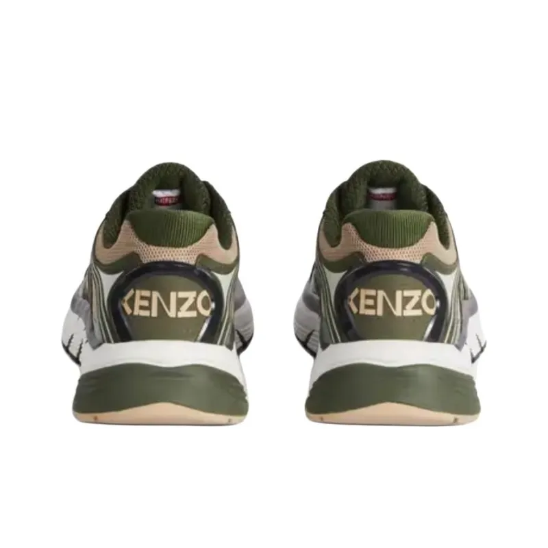 KENZO Pace Low Top Casual Shoes Running Shoes Men's Green-4