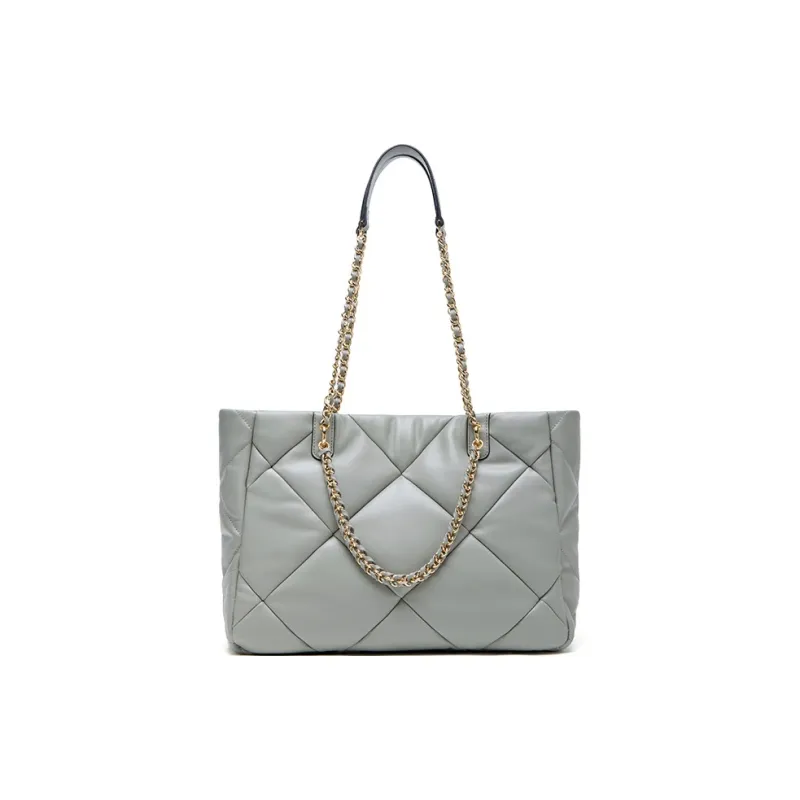 Montagut Sheepskin M Zip Tote Bag, Shoulder Bag Women's Black/Ecru/Yellow/Light Green/Stone Gray/Acorn/Ice Coffee-18