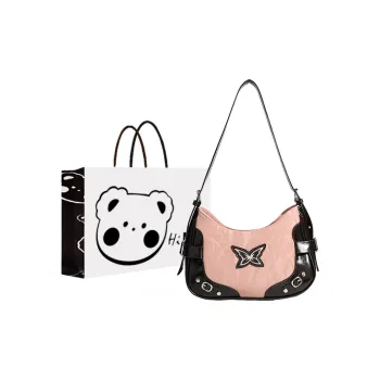 NX DOUGHNUT PU Handbag, Shoulder Bag Regular Women's Pink/Silver