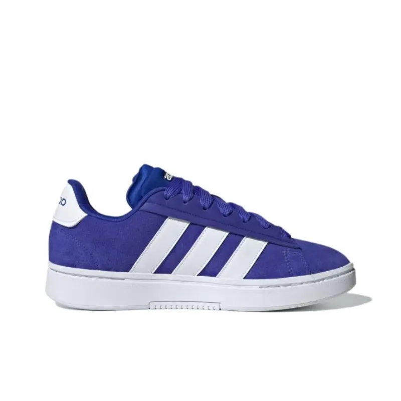 Adidas GRAND COURT ALPHA Anti Slip Wear Resistant Low Top Skateboard Shoes Unisex Blue White-1